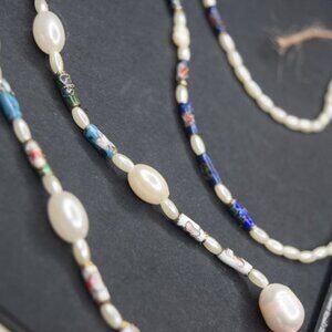 Freshwater Pearl Art Necklace Contemporary NWT
